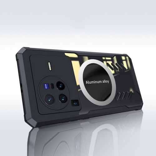 

For vivo X80 Pro Gaming Cooling Phone Case(Black)