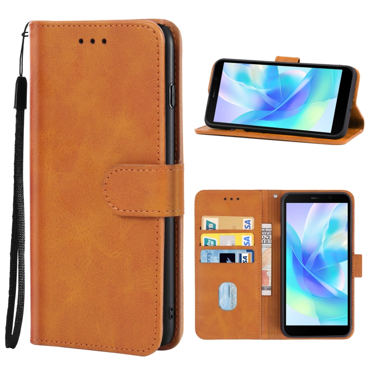 

For Doogee X97 / X97 Pro Leather Phone Case(Brown)