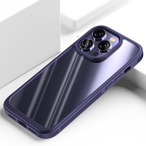 

For iPhone 14 Pro Shockproof TPU + PC Phone Case(Purple)