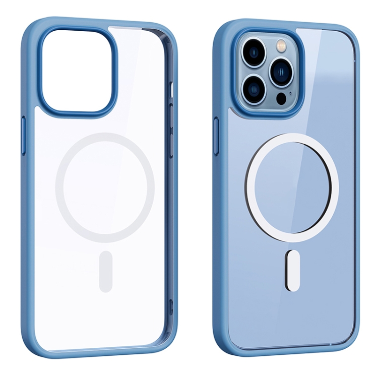 

For iPhone 14 Pro Ming Shield Series Magsafe Magnetic Phone Case(Sierra Blue)