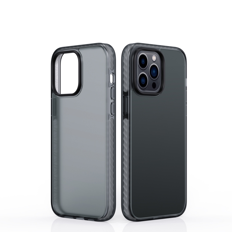 

For iPhone 14 Pro Max Dunjia Series TPU + PC Shockproof Phone Case (Black)