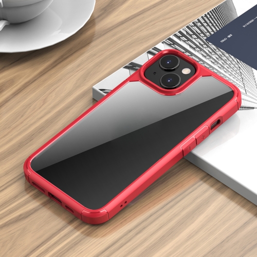 

iPAKY Shockproof PC + TPU Protective Phone Case For iPhone 14 Max(Red)