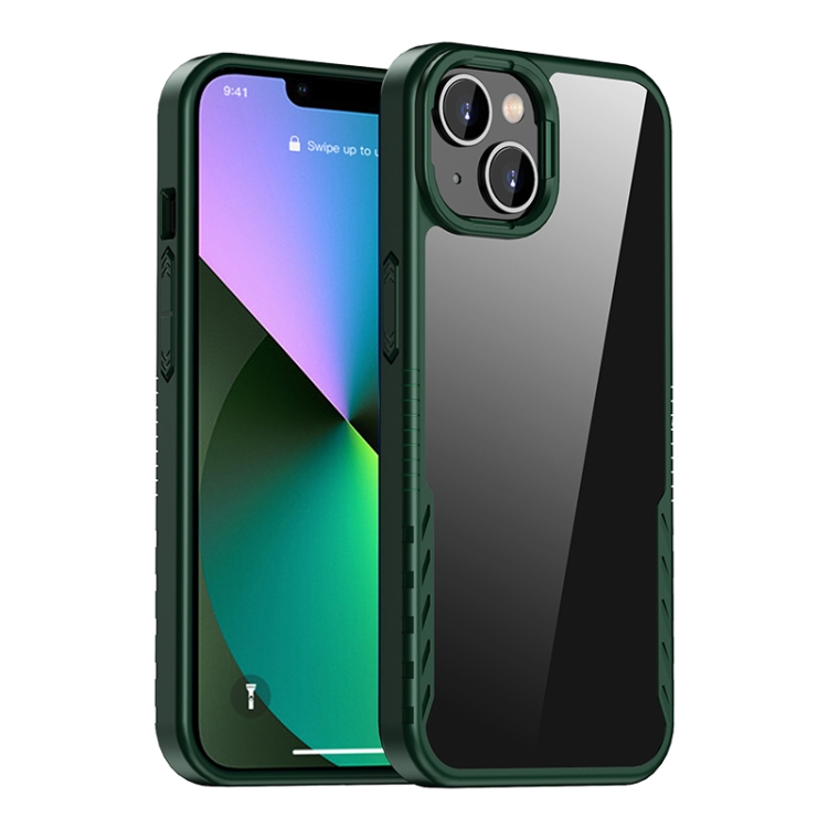 

iPAKY Shockproof PC + TPU Protective Phone Case For iPhone 14 Max(Green)