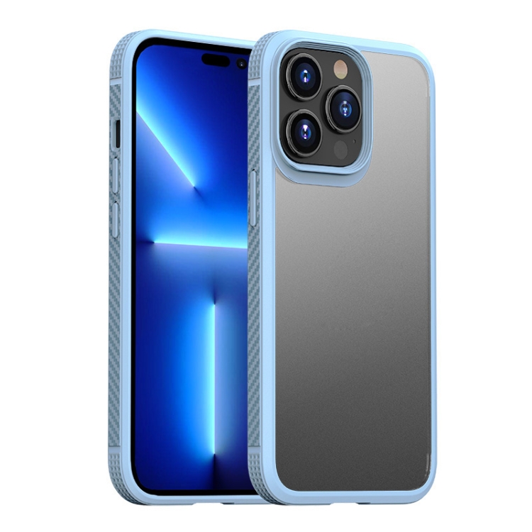 

iPAKY Shockproof PC + TPU Protective Phone Case For iPhone 14 Pro Max(Yuanfeng Blue)