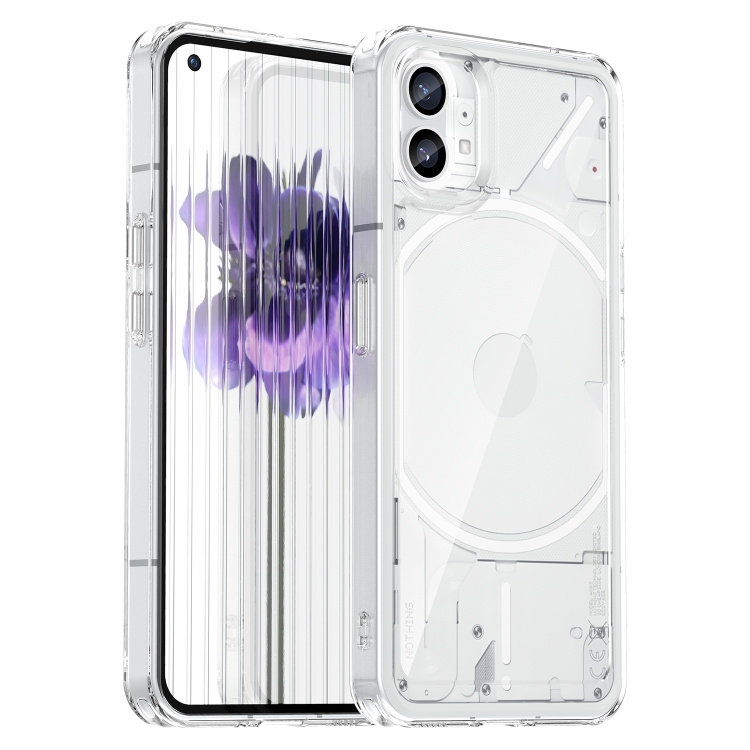 

For Nothing Phone 1 Colorful Series Acrylic + TPU Phone Case(Transparent)