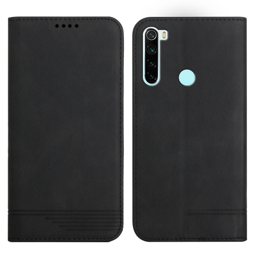 

For Xiaomi Redmi Note 8 Strong Magnetic Leather Case(Black)