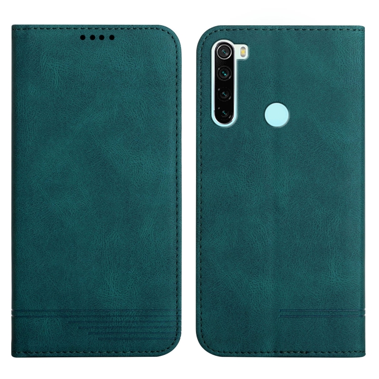

For Xiaomi Redmi Note 8T Strong Magnetic Leather Case(Green)