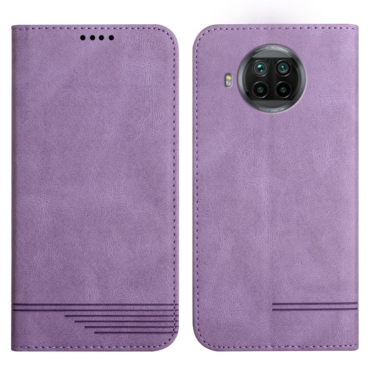 

For Xiaomi Mi 10T Lite Strong Magnetic Leather Case(Purple)