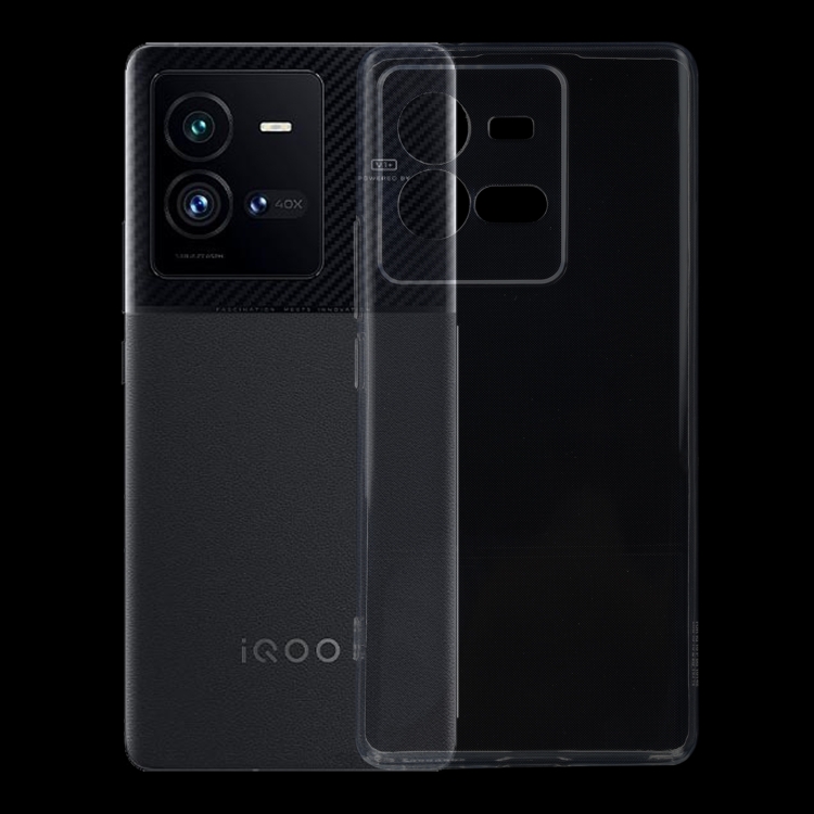 

For vivo iQOO 10 Pro Ultra-thin Transparent TPU Phone Case
