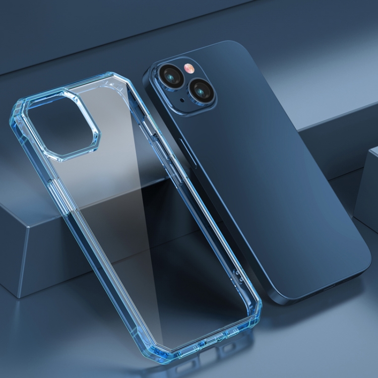 

TPU Four-corner Airbag Shockproof Phone Case For iPhone 13(Blue)