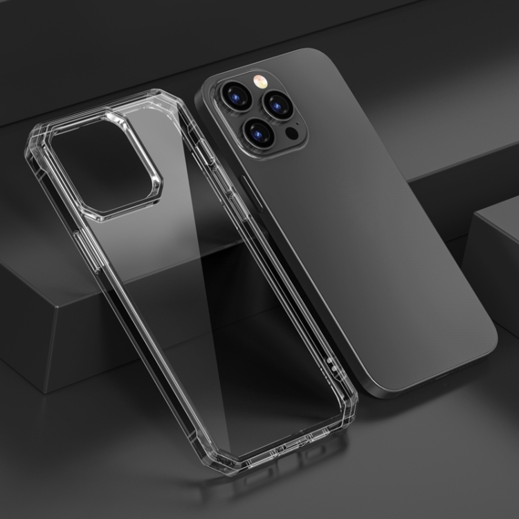 

TPU Four-corner Airbag Shockproof Phone Case For iPhone 13 Pro Max(Grey)