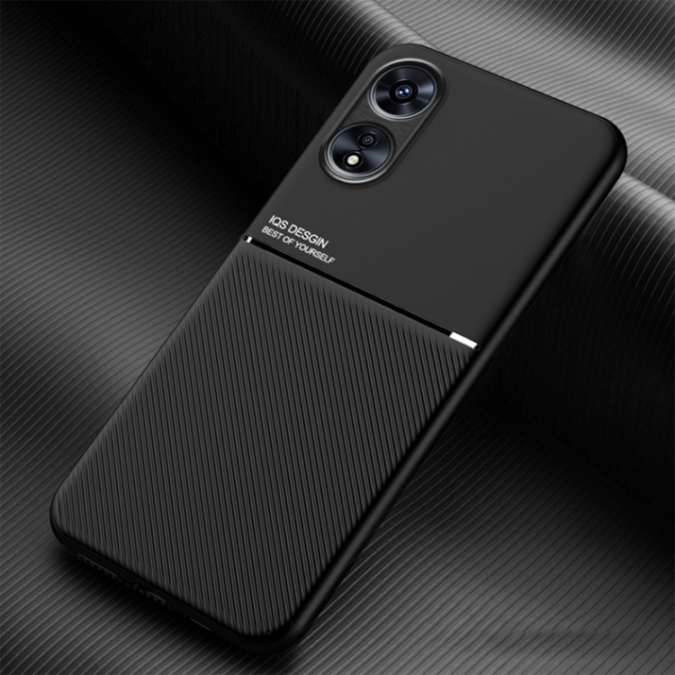 

For OPPO A97 5G Classic Tilt Magnetic Phone Case(Black)