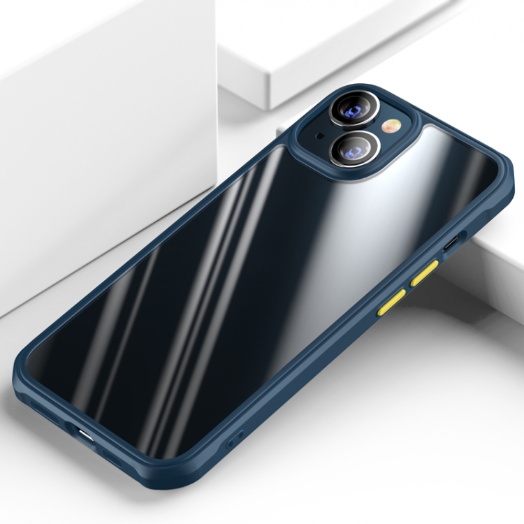 

iPAKY Shockproof PC + TPU Protective Phone Case For iPhone 14 Max(Blue)