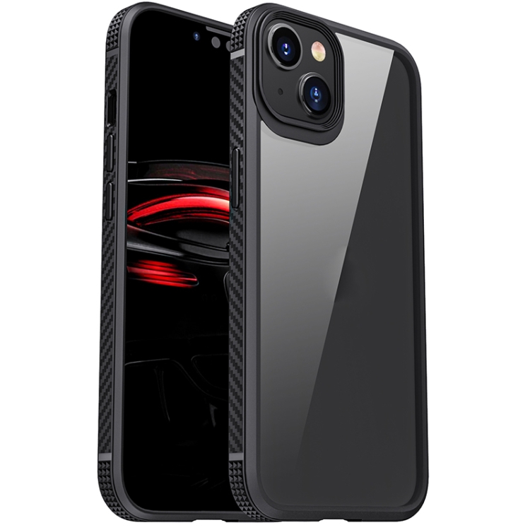 

For iPhone 14 Plus iPAKY Shockproof PC + TPU Protective Phone Case (Black)