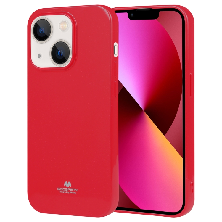 

For iPhone 14 GOOSPERY JELLY Shockproof Soft TPU Case (Red)