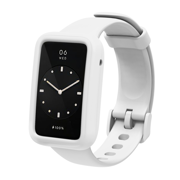 

For Xiaomi Mi Band 7 Pro Silicone Adjustable Elastic Watch Band(White)