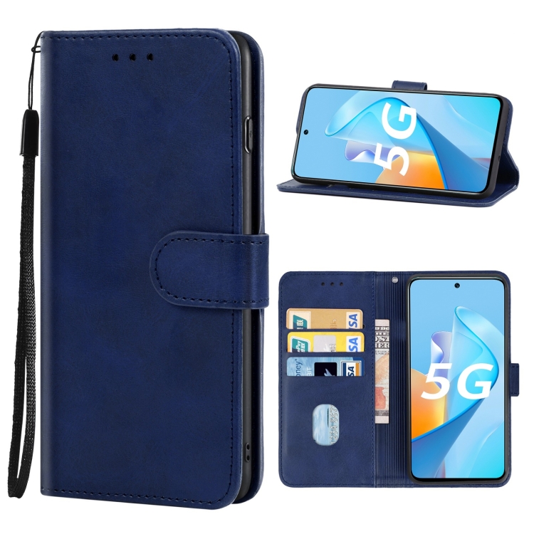 

For Huawei Nzone S7 Pro 5G Leather Phone Case(Blue)