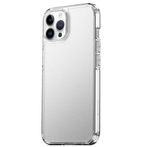 

wlons Ice-Crystal Matte Four-corner Airbag Case For iPhone 14 Pro Max(Transparent)