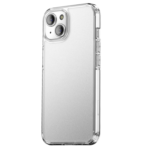 

wlons Ice-Crystal Matte Four-corner Airbag Case For iPhone 14(Transparent)