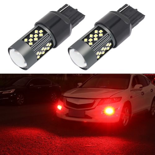 1 Paar 7443 12V 7W Blitz Auto LED Nebelscheinwerfer (rotes Licht)