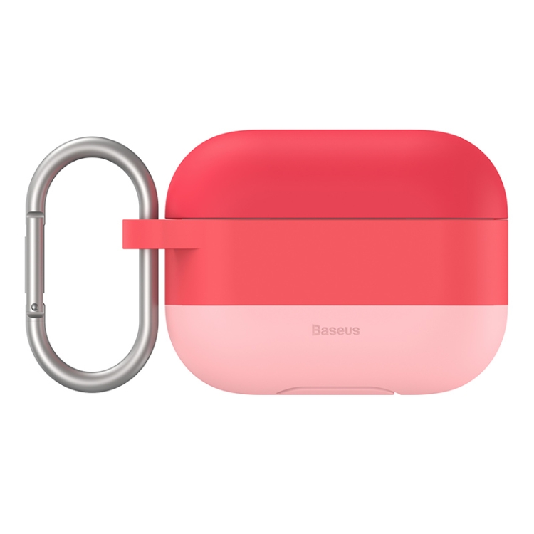 SUNSKY - Baseus WIAPPOD-E04 For Apple AirPods Pro Clouds Silicone Wireless  Earphone Protective Case(Pink)