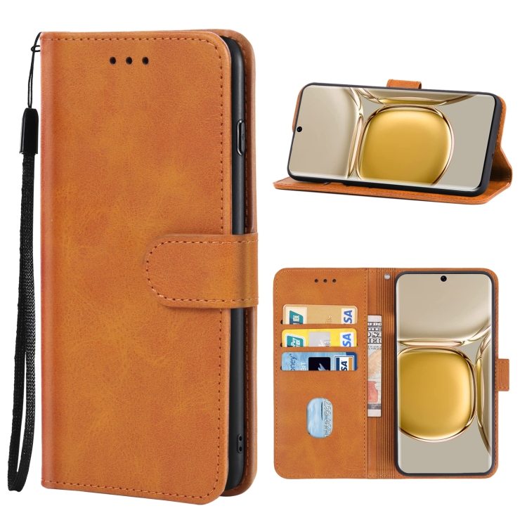 

For Huawei Enjoy 50 Pro Leather Phone Case(Brown)