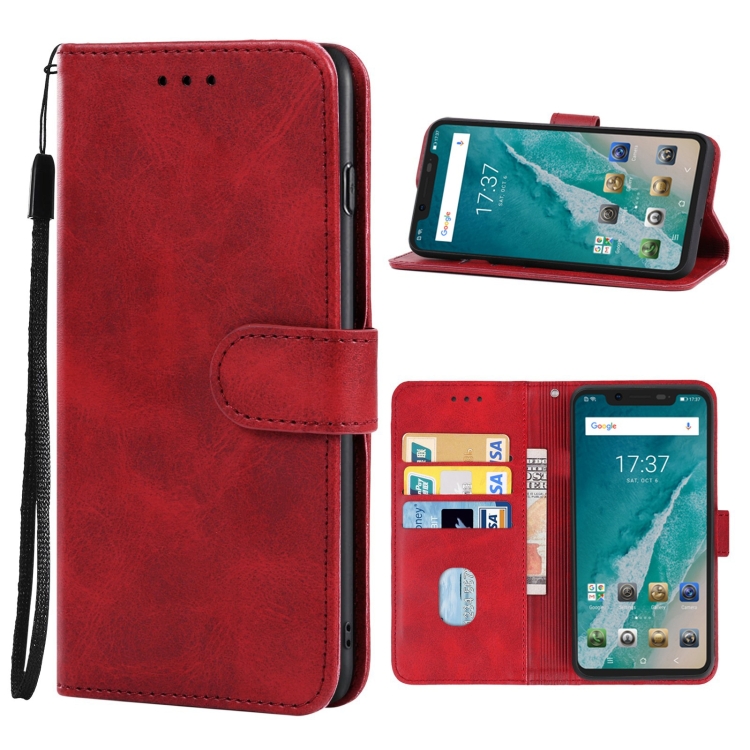 

For Blackview BV9600 / BV9600 Pro Leather Phone Case(Red)