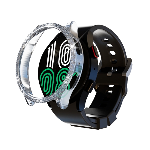 

For Samsung Galaxy Watch5 40mm Diamond Hollow PC Watch Case(Transparent)
