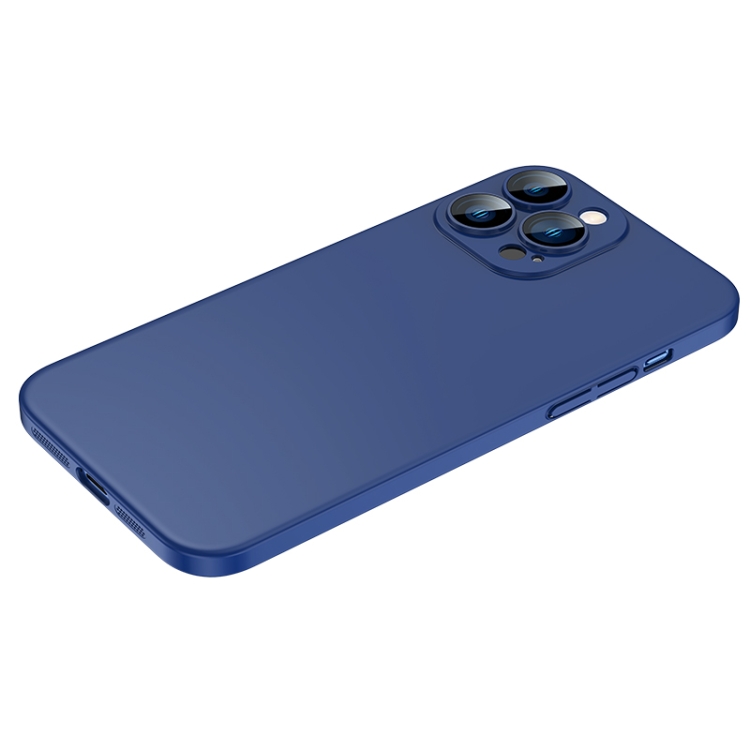 

Cool Series Frosted PC Phone Case For iPhone 14 Pro(Navy Blue)