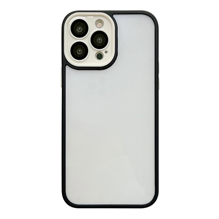 

Skin Feel Acrylic TPU Phone Case For iPhone 12(Black)