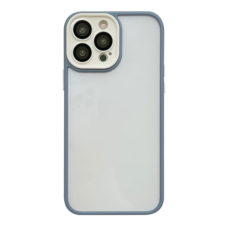 

Skin Feel Acrylic TPU Phone Case For iPhone 12 Pro(Sierra Blue)