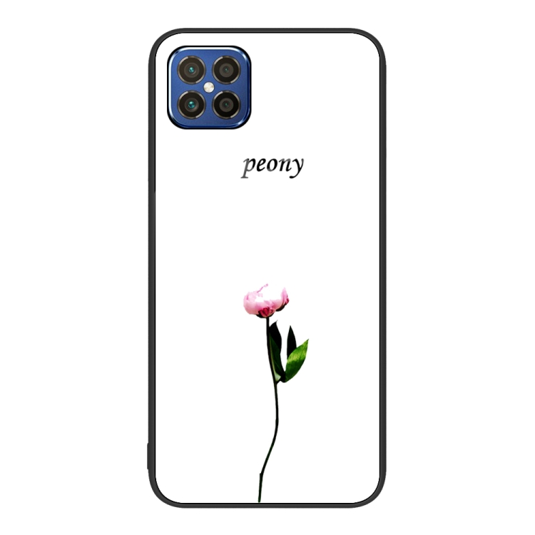

For Huawei nova 8 SE Colorful Painted Glass Phone Case(A Flower)