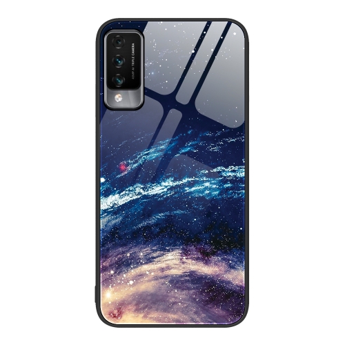 

For Huawei Maimang 10 Colorful Painted Glass Phone Case(Starry Sky)