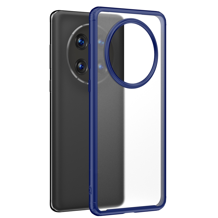 

For Huawei Mate 50 Four-corner Shockproof TPU + PC Phone Case(Blue)