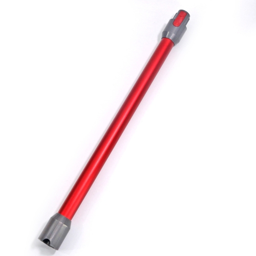 For Dyson V7 / V8 / V10 / V11 Vacuum Cleaner Extension Rod Metal Straight Pipe(Red) for dyson v11 sv14 sv15 v15 sv20 vacuum cleaner dust bin top fixed sealing ring replacement dust bucket attachment screwdriver