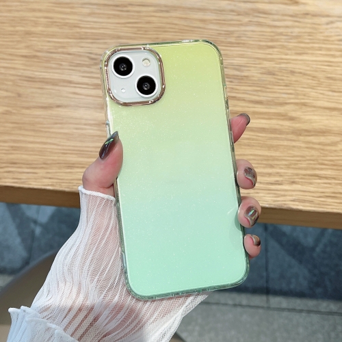 

Glitter Gradient TPU Phone Case For iPhone 12 Pro Max(Green Yellow)