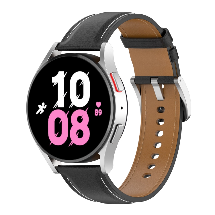 For Samsung Galaxy Watch Pro 45mm Premium Leather Watch