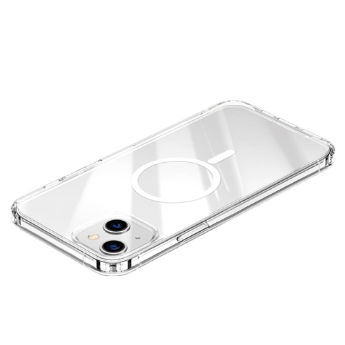 

Magsafe Magnetic Four Corner Airbags Phone Case For iPhone 14(Transparent)