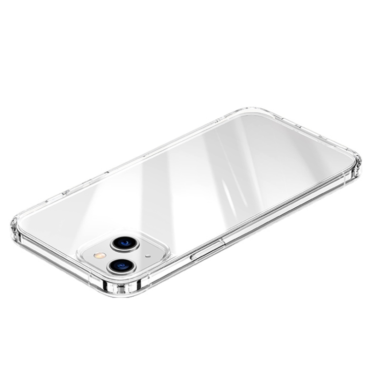 

Four Corner Airbags Shockproof Phone Case For iPhone 14(Transparent)