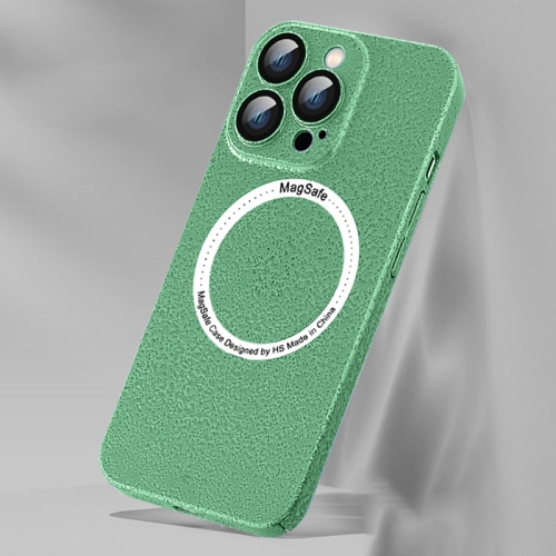 

Ice Texture MagSafe Magnetic Phone Case For iPhone 12(Green)