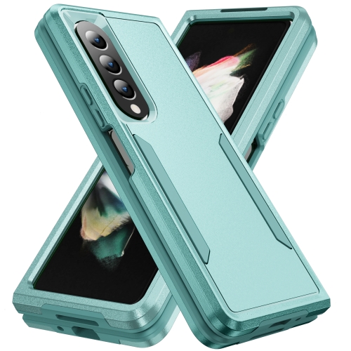 

For Samsung Galaxy Z Fold4 PC + TPU Shockproof All Inclusive Phone Case(Green)