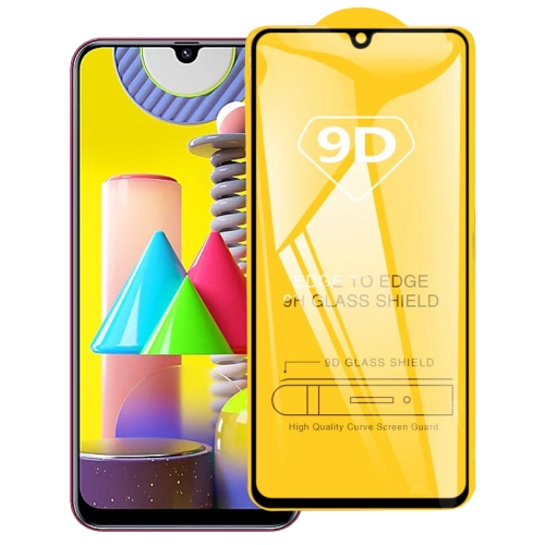 

For Galaxy M31 9D Full Glue Full Screen Tempered Glass Film