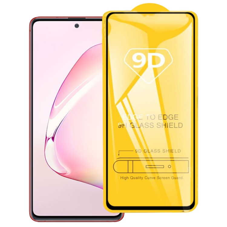

For Galaxy Note 10 Lite 9D Full Glue Full Screen Tempered Glass Film