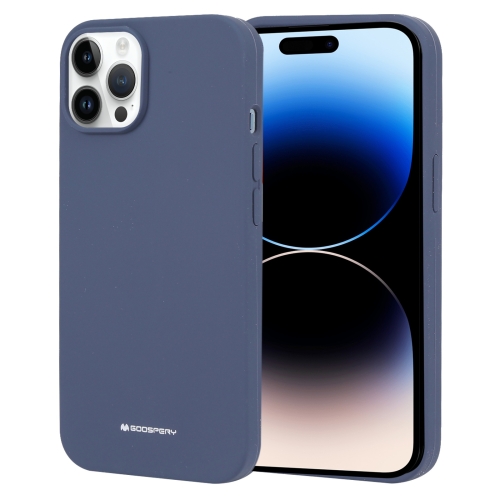 

For iPhone 14 Pro GOOSPERY SILICONE Silky Soft TPU Phone Case(Blue)