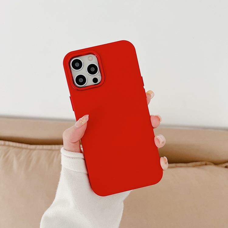 

For iPhone 13 Pro 2.0mm Oil Injection PP Phone Case (Red)