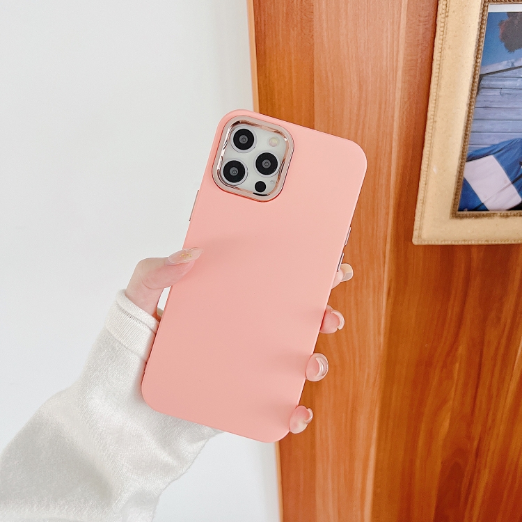 

For iPhone 12 Pro 2.0mm Oil Injection PP Phone Case (Pink)