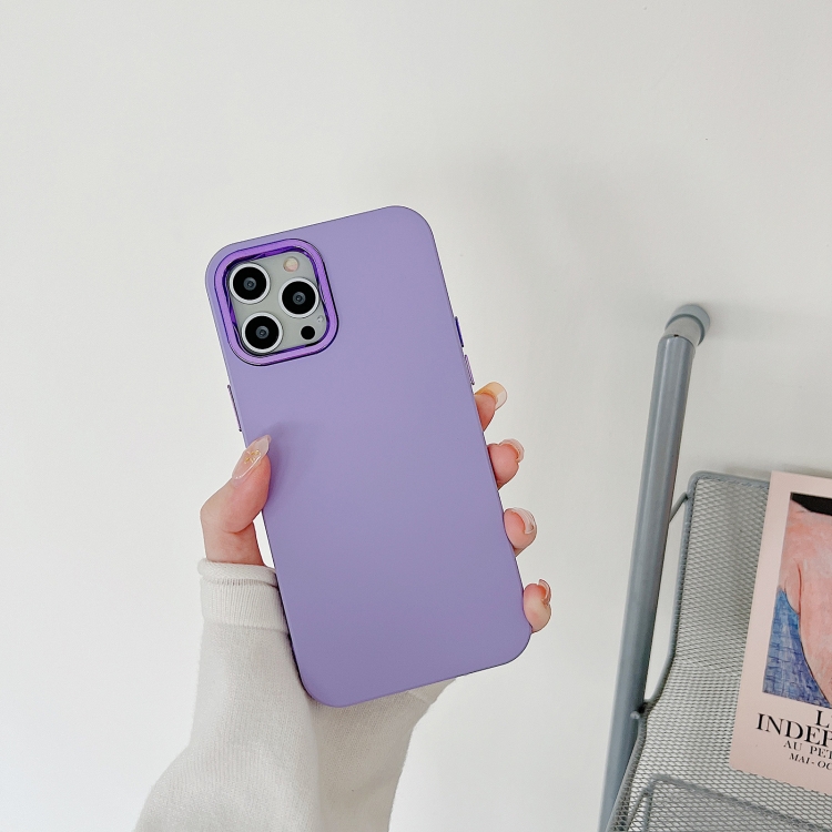 

2.0mm Oil Injection PP Phone Case For iPhone 11 Pro (Purple)