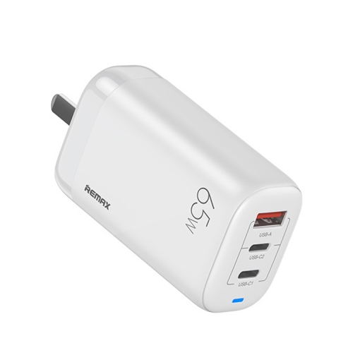 

REMAX RP-U55 Territory Series 65W USB+Dual USB-C / Type-C Interface Fast Charger, Specification:CN Plug(White)