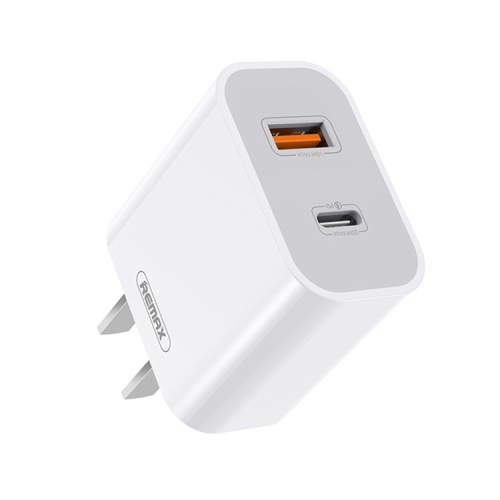 

REMAX RP-U68 Speedy Series 20W USB+USB-C/Type-C Interface Fast Charger, Specification:CN Plug(White)