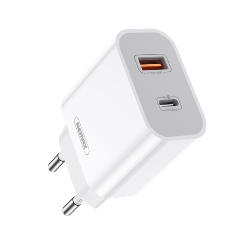REMAX RP-U68 Speedy Series 20W USB+USB-C/Type-C Interface Fast Charger, Specification:EU Plug(White)